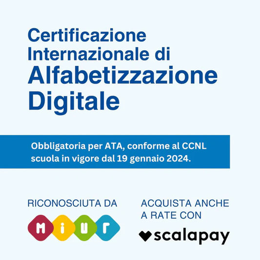 CERTIFICATO INTERNAZIONALE DI ALFABETIZZAZIONE DIGITALE CIAD DIGICOMP 2.2